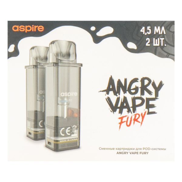 Картридж Brusko Angry Vapefury 4.5 мл (2шт) в Петропавловске-Камчатском