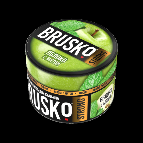 Смесь Brusko Strong яблоко с мятой  50 гр в Петропавловске-Камчатском