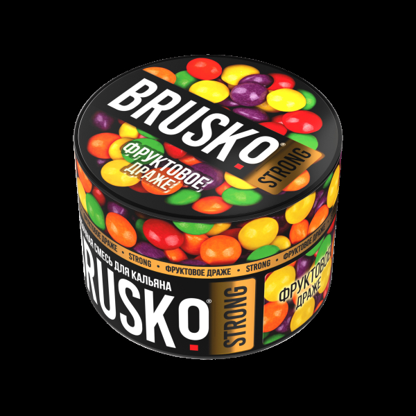 Смесь Brusko Strong фруктовое драже  50 гр в Петропавловске-Камчатском