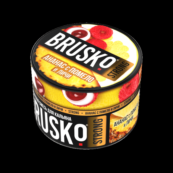 Смесь Brusko Strong ананас с помело и личи  50 гр в Петропавловске-Камчатском