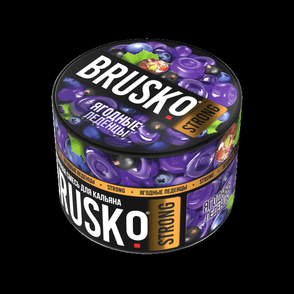 Смесь Brusko Strong ягодные леденцы  50 гр в Петропавловске-Камчатском