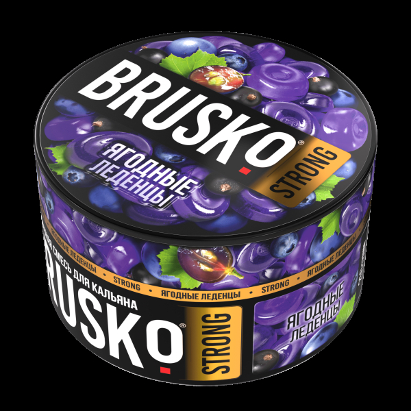 Смесь Brusko Strong ягодные леденцы  250 гр в Петропавловске-Камчатском