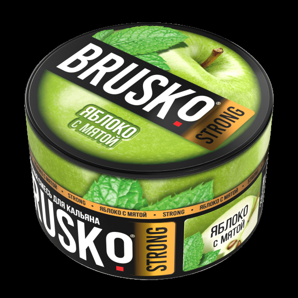 Смесь Brusko Strong яблоко с мятой  250 гр в Петропавловске-Камчатском