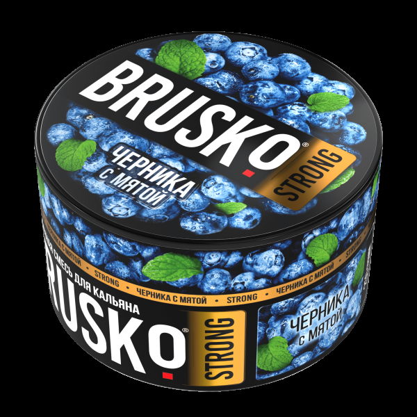 Смесь Brusko Strong черника с мятой  250 гр в Петропавловске-Камчатском