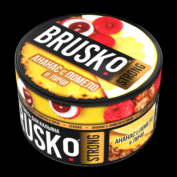 Смесь Brusko Strong ананас с помело и личи  250 гр в Петропавловске-Камчатском