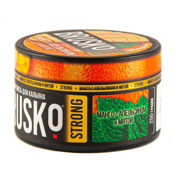 Смесь Brusko Strong манго с апельсином и мятой  250 гр в Петропавловске-Камчатском