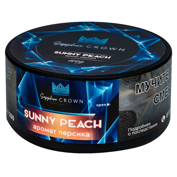 Табак Sapphire Crown Sunny Peach  100 грамм в Петропавловске-Камчатском