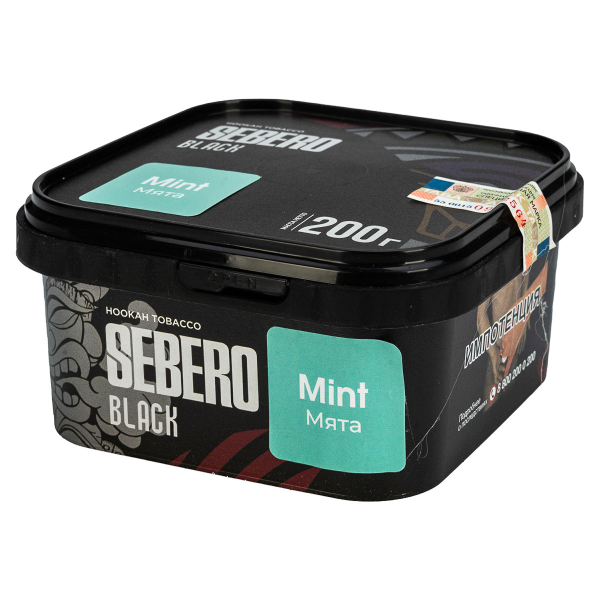 Табак Sebero Black Mint  200 грамм в Петропавловске-Камчатском