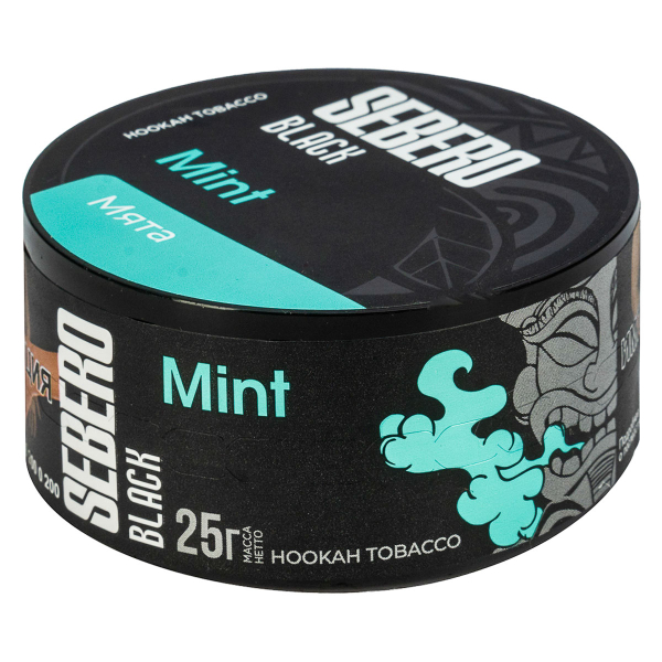 Табак Sebero Black Mint  25 грамм в Петропавловске-Камчатском