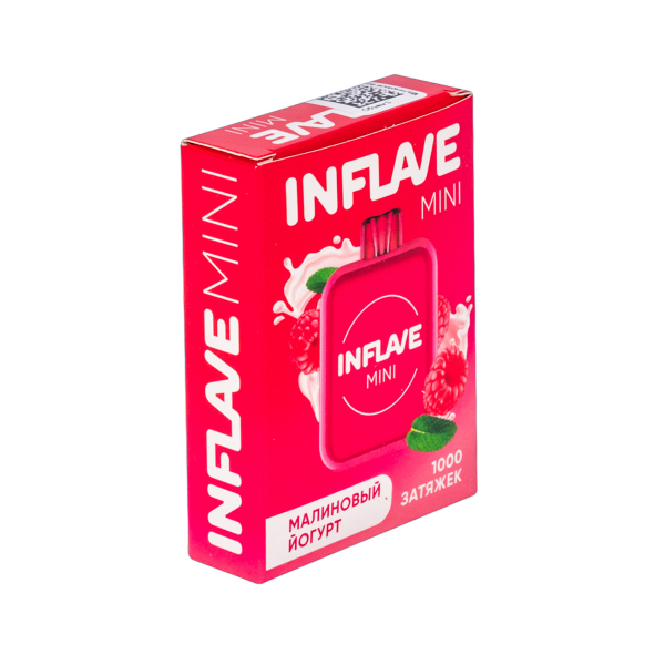 Inflave Mini Малиновый Йогурт (1000 Затяжек) в Петропавловске-Камчатском