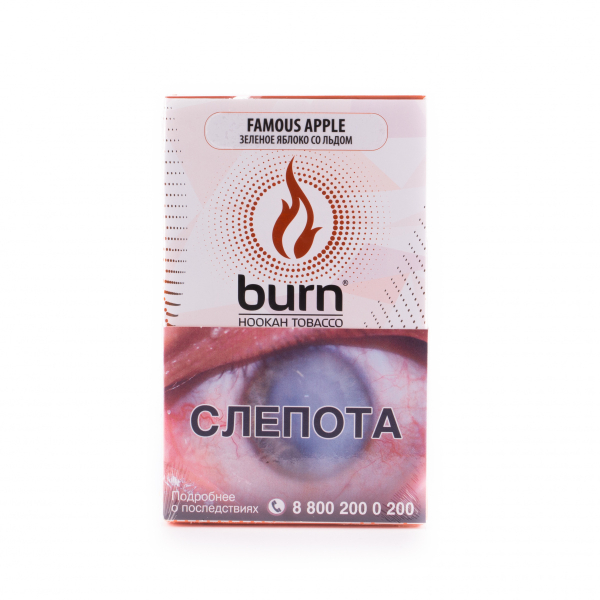 Табак Burn Famous Apple  100 грамм в Петропавловске-Камчатском
