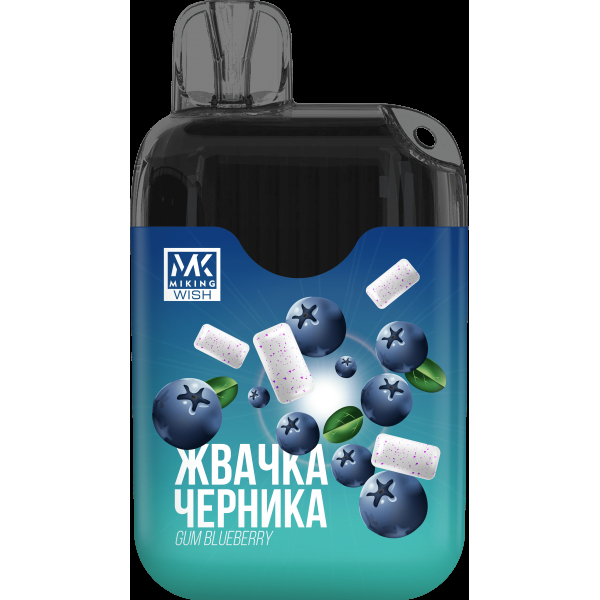 Miking Жвачка Черника (6000 Затяжек) в Петропавловске-Камчатском