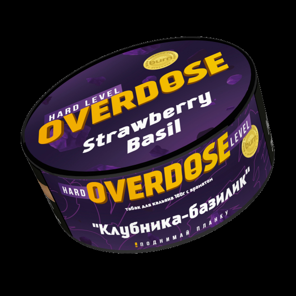 Табак Overdose Strawberry Basil  100 грамм в Петропавловске-Камчатском