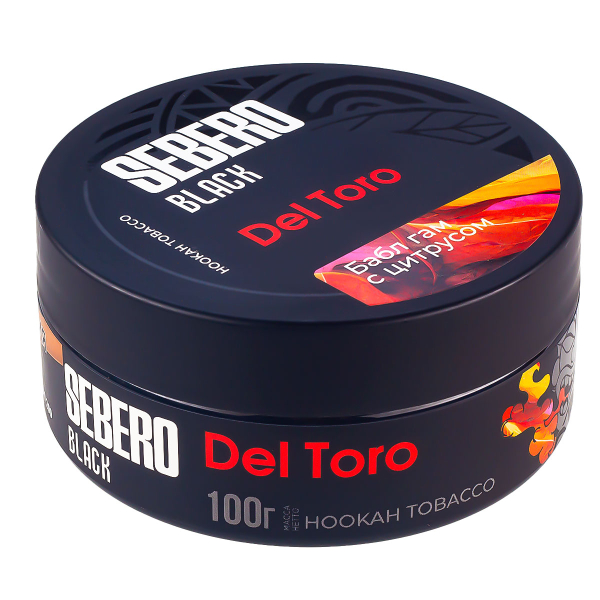 Табак Sebero Black Del Toro  100 грамм в Петропавловске-Камчатском