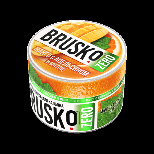 Смесь Brusko Манго С Апельсином И Мятой (Zero)  50 гр в Петропавловске-Камчатском