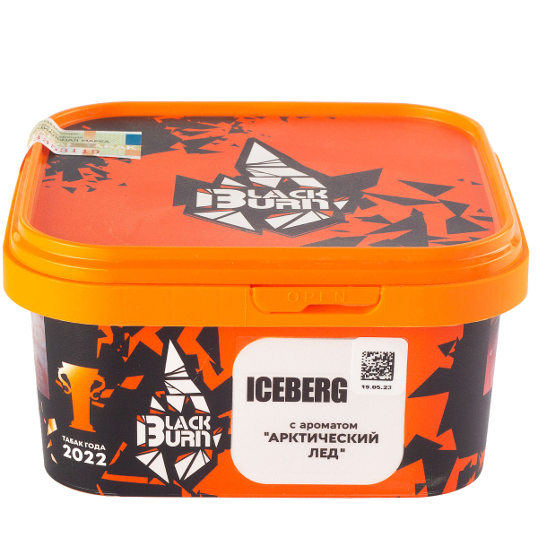 Табак Burn Black Iceberg  200 грамм в Петропавловске-Камчатском