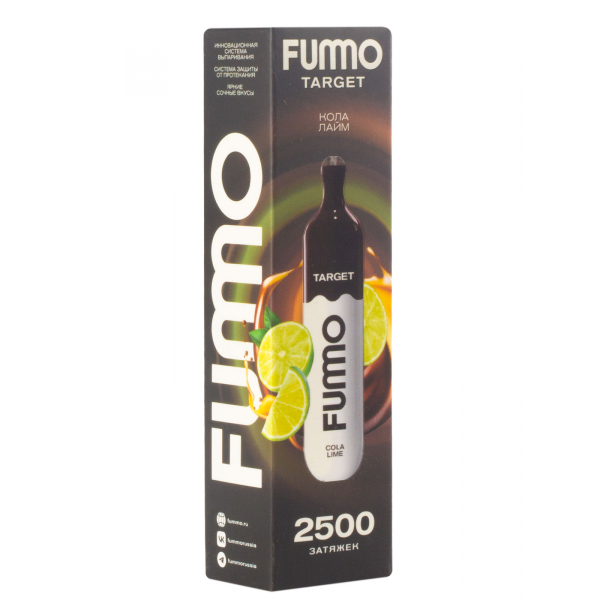 Fummo Target Кола Лайм (2500 Затяжек) в Петропавловске-Камчатском