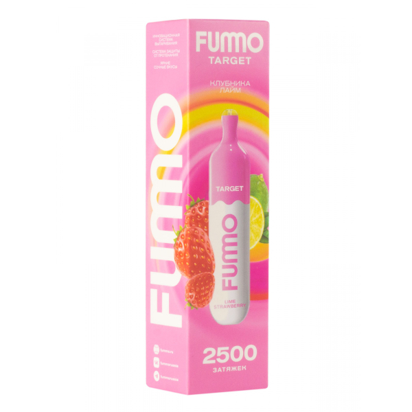 Fummo Target Клубника Лайм (2500 Затяжек) в Петропавловске-Камчатском