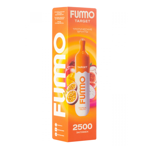 Fummo Target Тропические Фрукты (2500 Затяжек) в Петропавловске-Камчатском