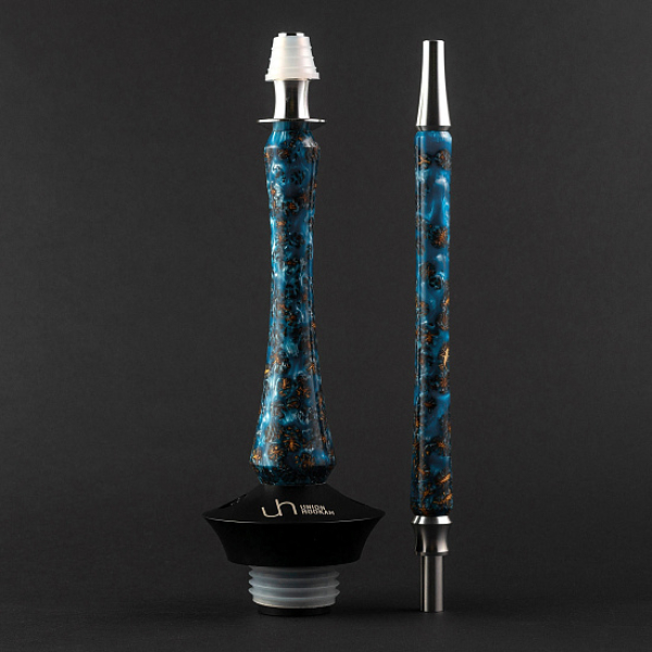Кальян Union Hookah Sleek Акрил С Шишками Голубой   в Петропавловске-Камчатском