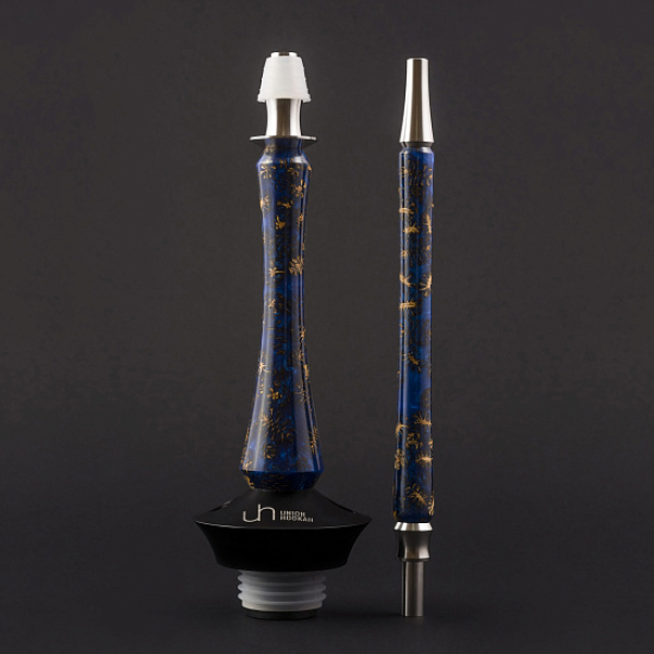 Кальян Union Hookah Sleek Акрил С Шишками Синий  в Петропавловске-Камчатском