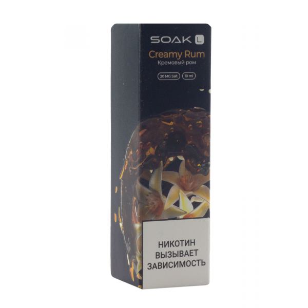 Жидкость Soak Creamy Rum 10 Мл 2 Мг в Петропавловске-Камчатском