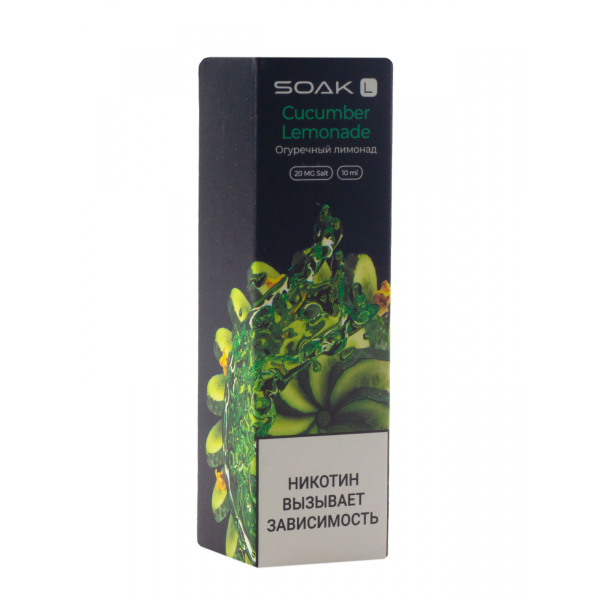 Жидкость Soak Cucumber Lemonade 10 Мл 2 Мг в Петропавловске-Камчатском
