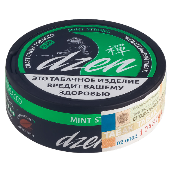 Жевательный табак Dzen Strong Slim Mint 9 грамм в Петропавловске-Камчатском