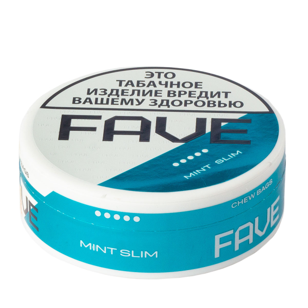 Жевательный табак Fave Mint Slim Chew Bags() 10 грамм в Петропавловске-Камчатском