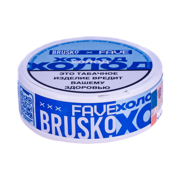 Жевательный табак «Brusko X Fave», Холод,  10 грамм в Петропавловске-Камчатском