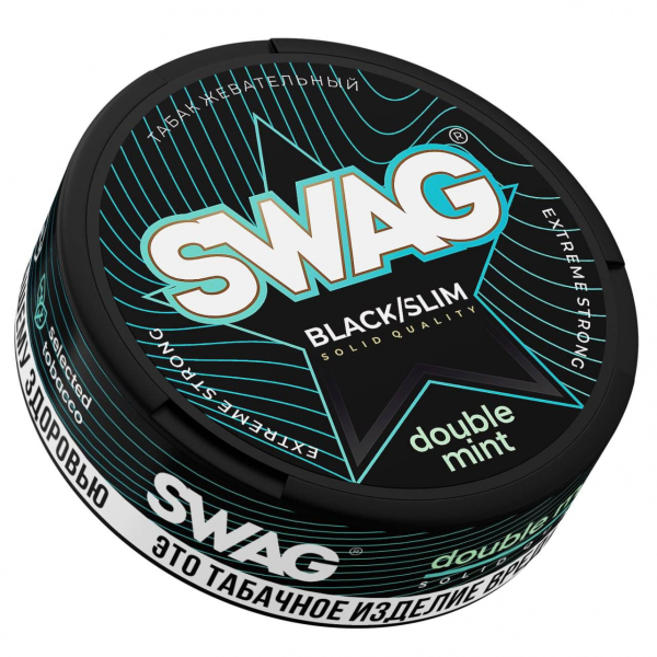 Жевательный табак Swag Strong Double Mint 10 грамм в Петропавловске-Камчатском