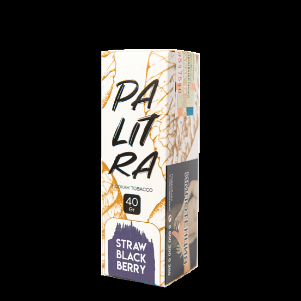Табак Palitra Straw Black Berry (Земляника Ежевика)  40 грамм в Петропавловске-Камчатском