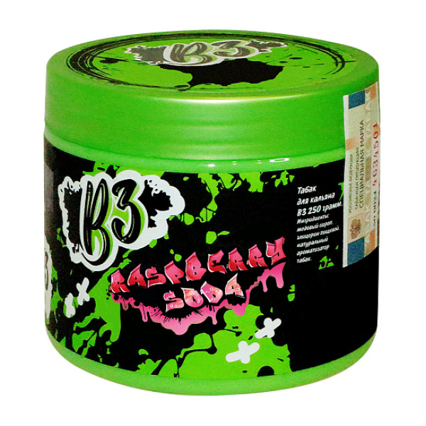 Табак B3 Raspberry Soda  250 грамм в Петропавловске-Камчатском
