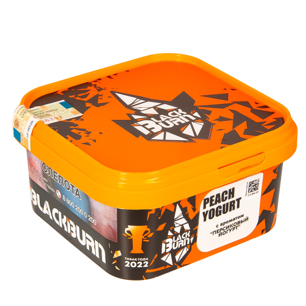 Табак Burn Black Peach Yogurt  200 грамм в Петропавловске-Камчатском