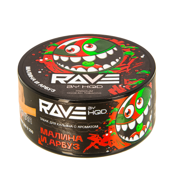 Табак Rave By Hqd Малина И Арбуз  25 грамм в Петропавловске-Камчатском