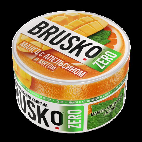 Смесь Brusko Манго С Апельсином И Мятой (Zero)  250 гр в Петропавловске-Камчатском