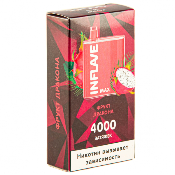 Inflave Max Фрукт Дракона (4000 Затяжек) в Петропавловске-Камчатском