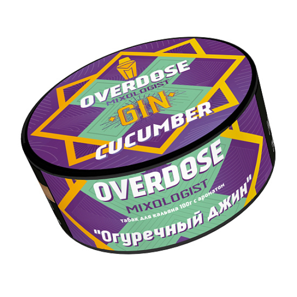 Табак Overdose Gin Cucumber  100 грамм в Петропавловске-Камчатском
