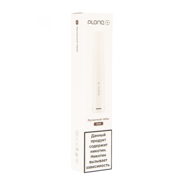 Plonq Plus Мускатный Табак (1500 Затяжек) 20 Мг в Петропавловске-Камчатском