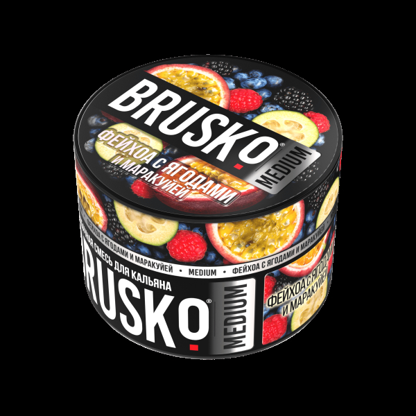 Смесь Brusko Medium Фейхоа С Ягодами И Маракуйей  50 гр в Петропавловске-Камчатском