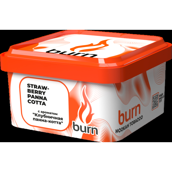 Табак Burn Strawberry Panna-Cotta  200 грамм в Петропавловске-Камчатском