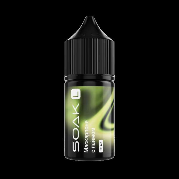 Жидкость Soak L30 Mascarpone Lime 30 Мл 2 Мг в Петропавловске-Камчатском