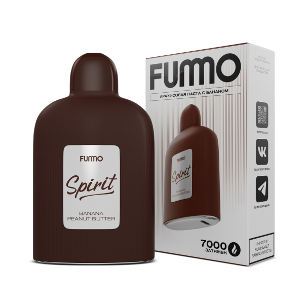 Электронка Fummo Spirit Арахисовая Паста С Бананом  в Петропавловске-Камчатском