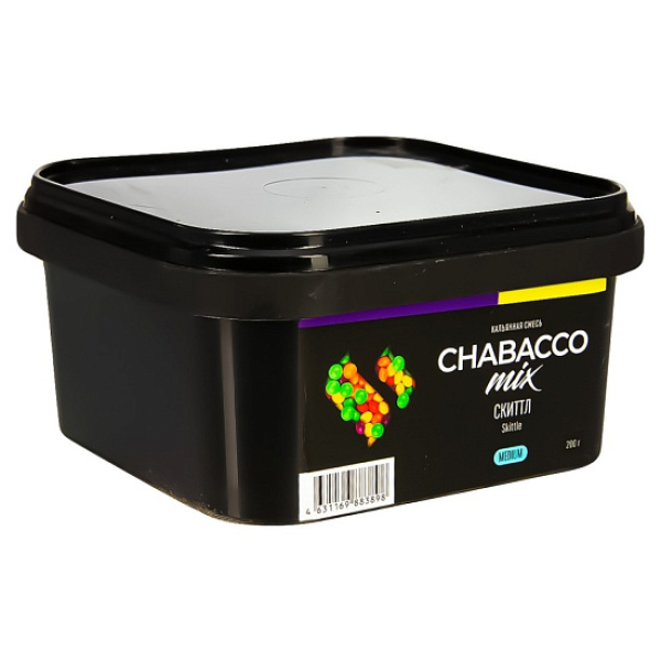Смесь Chabacco Mix Skittle   Medium 200 гр в Петропавловске-Камчатском