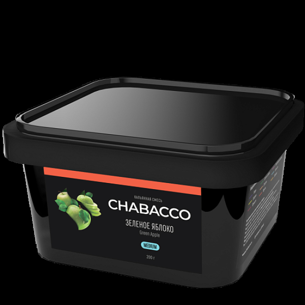Смесь Chabacco Green Apple    Medium 200 гр в Петропавловске-Камчатском