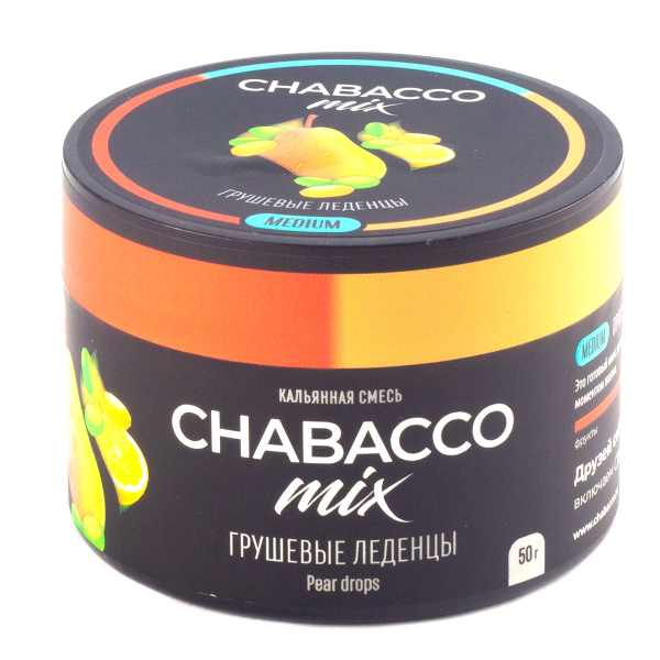 Смесь Chabacco Mix Pear Drops   Medium 50 гр в Петропавловске-Камчатском
