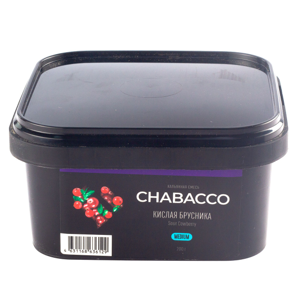 Смесь Chabacco Sour Cowberry    Medium 200 гр в Петропавловске-Камчатском