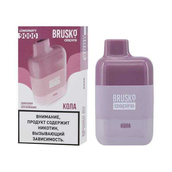 Электронка Brusko Longparty Кола (9000 Затяжек) в Петропавловске-Камчатском