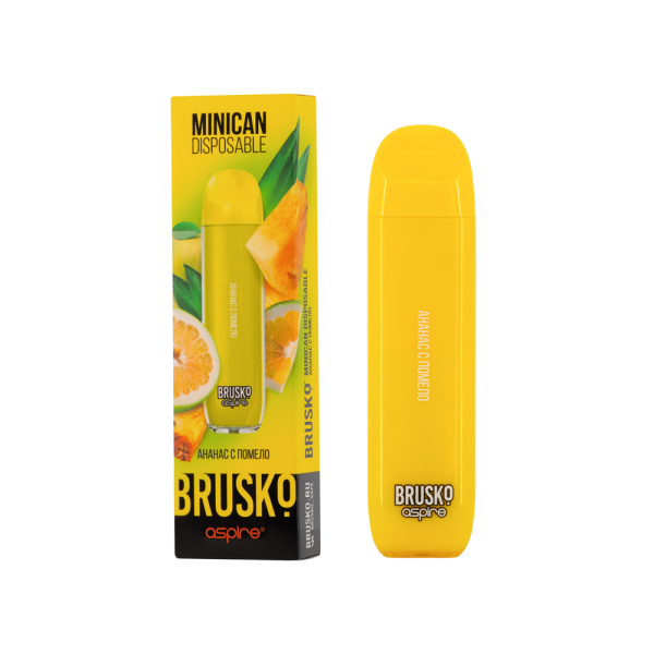 Электронка Brusko Minican Ананас С Помело (1500 Затяжек) в Петропавловске-Камчатском