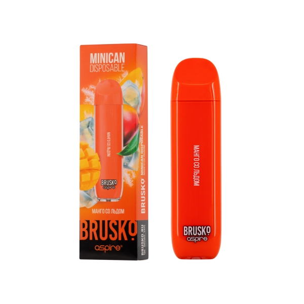 Электронка Brusko Minican Манго Со Льдом (1500 Затяжек) в Петропавловске-Камчатском